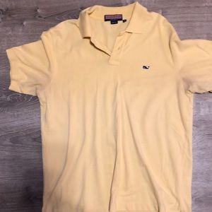 Vineyard vines men’s yellow polo shirt, nice condition